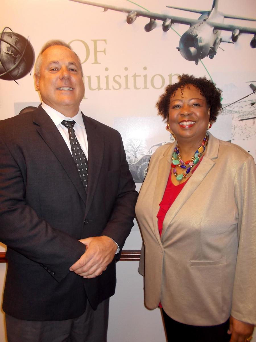 Small Business Excellence Award Winners- Christopher Harrington and Angela Mitchell