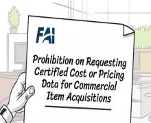 Prohibition on Requesting Certified Cost or Pricing Data for Commercial Item Acquisitions